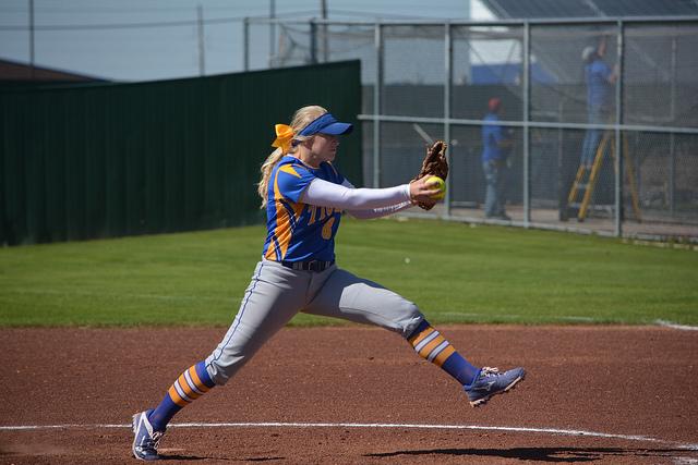 Chelsea+Vandiver+hits+and+pitches+the+Corsicana+Tigers+Varsity+to+13-3+victory