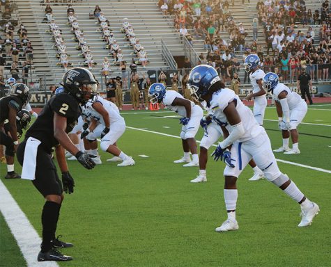 Corsicana players getting ready for another play.
