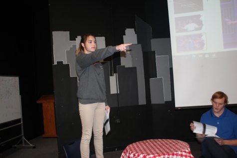 Brooke pointing